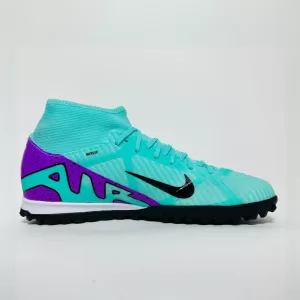 Giày Nike Air Zoom Mercurial Superfly 9 Academy TF - Xanh/Tím